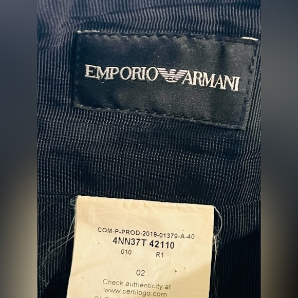 EMPORIO ARMANI SKIRT BLACK & WHITE SIZE 40 Italy US 4 please see measurement - Picture 9 of 15
